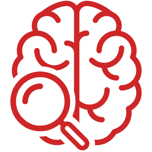Brain exam icon